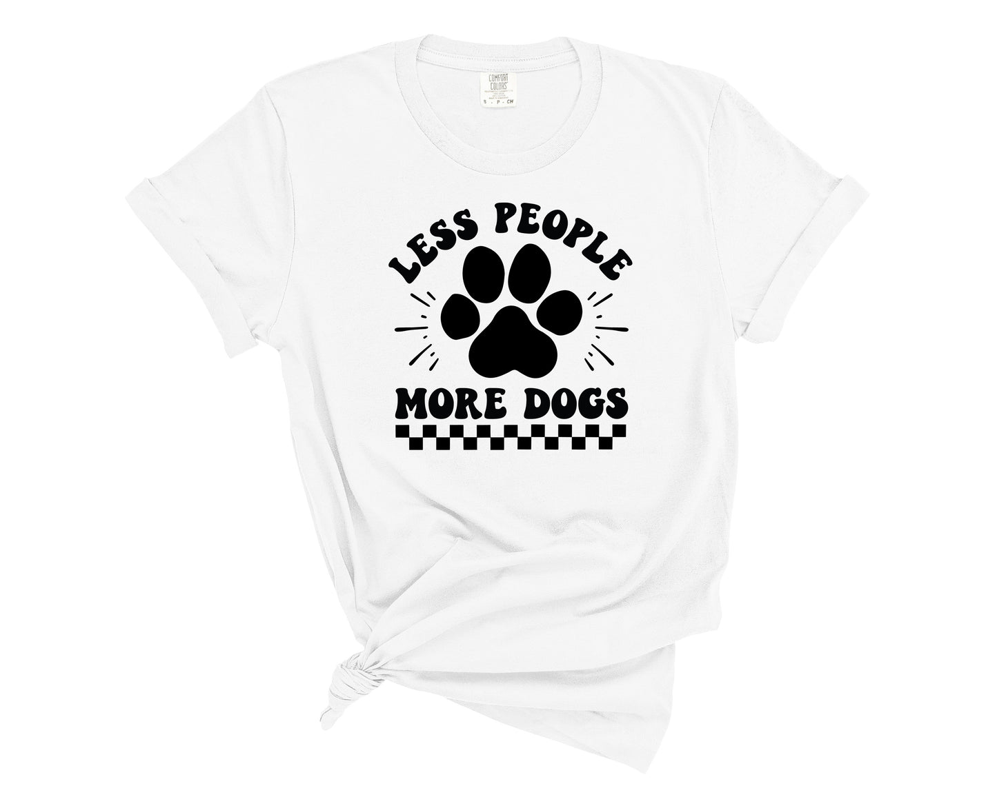 less people more dogs black