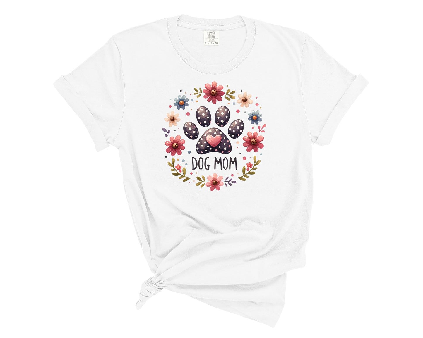 dog mom floral