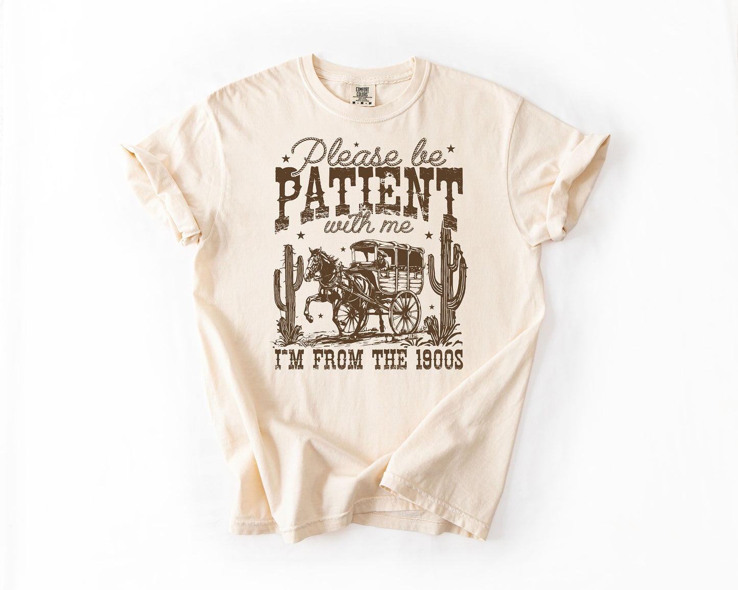 please be patient with me horse and buggy