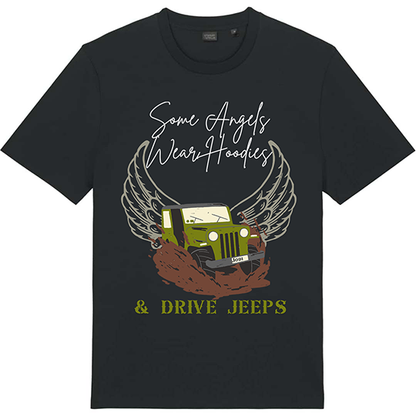 Some Angels Wear Hoodies & Drive Jeeps – Jodi Legacy Tee