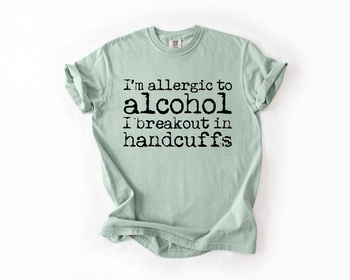 Allergic to alcohol