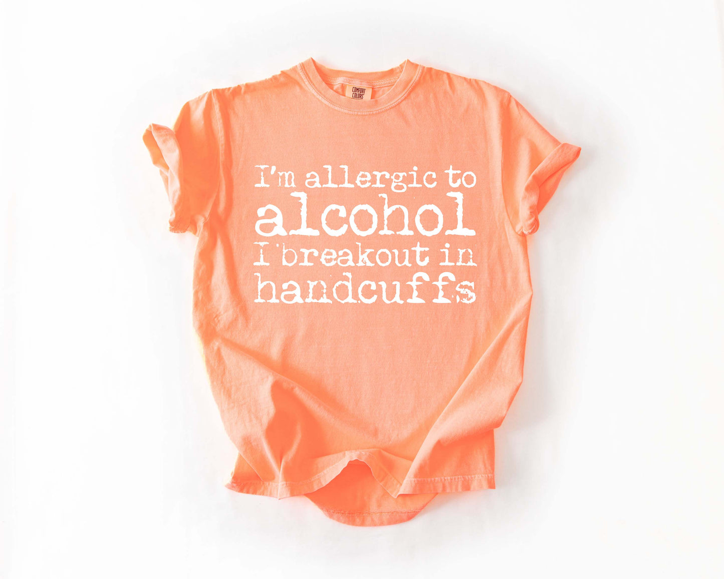 Allergic to alcohol