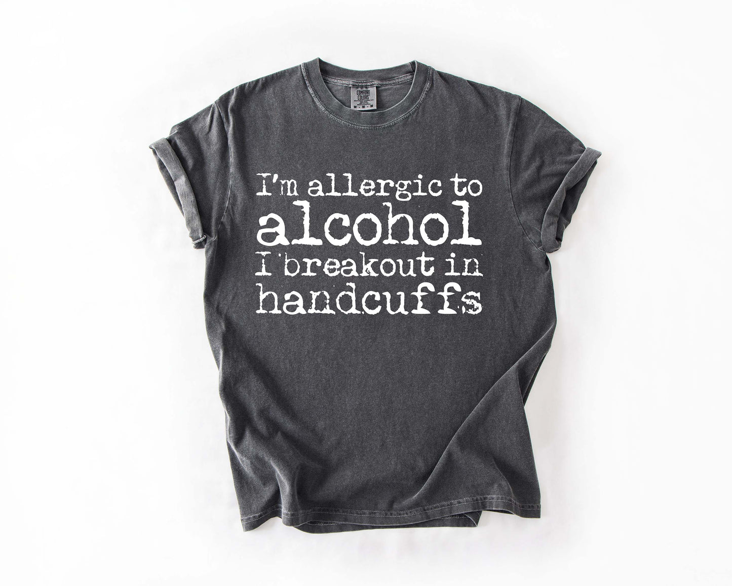 Allergic to alcohol