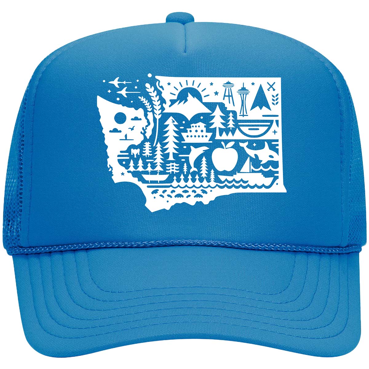 Washington State Icons Trucker Hat