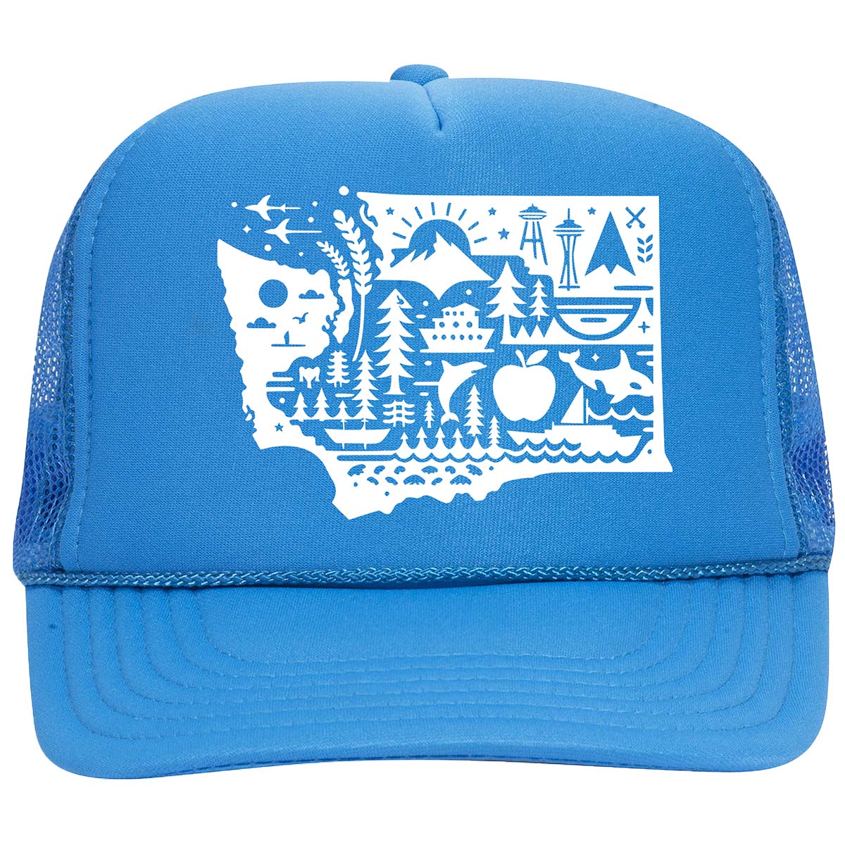 Washington State Icons Trucker Hat
