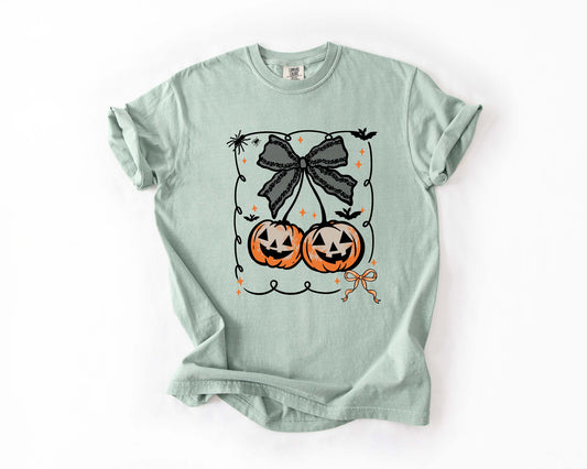 Black Lace Pumpkins Tee