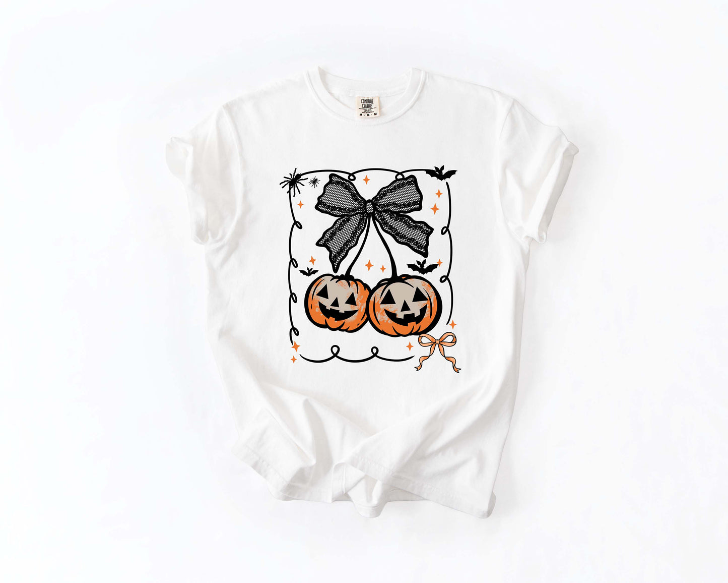 Black Lace Pumpkins Tee