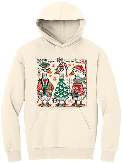 Christmas Geese Hoodie