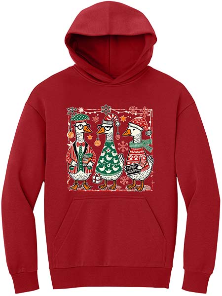 Christmas Geese Hoodie