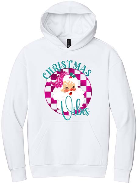 Santa Christmas Vibes Hoodie