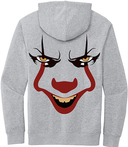 Creepy Clown Full Zip Hoodie