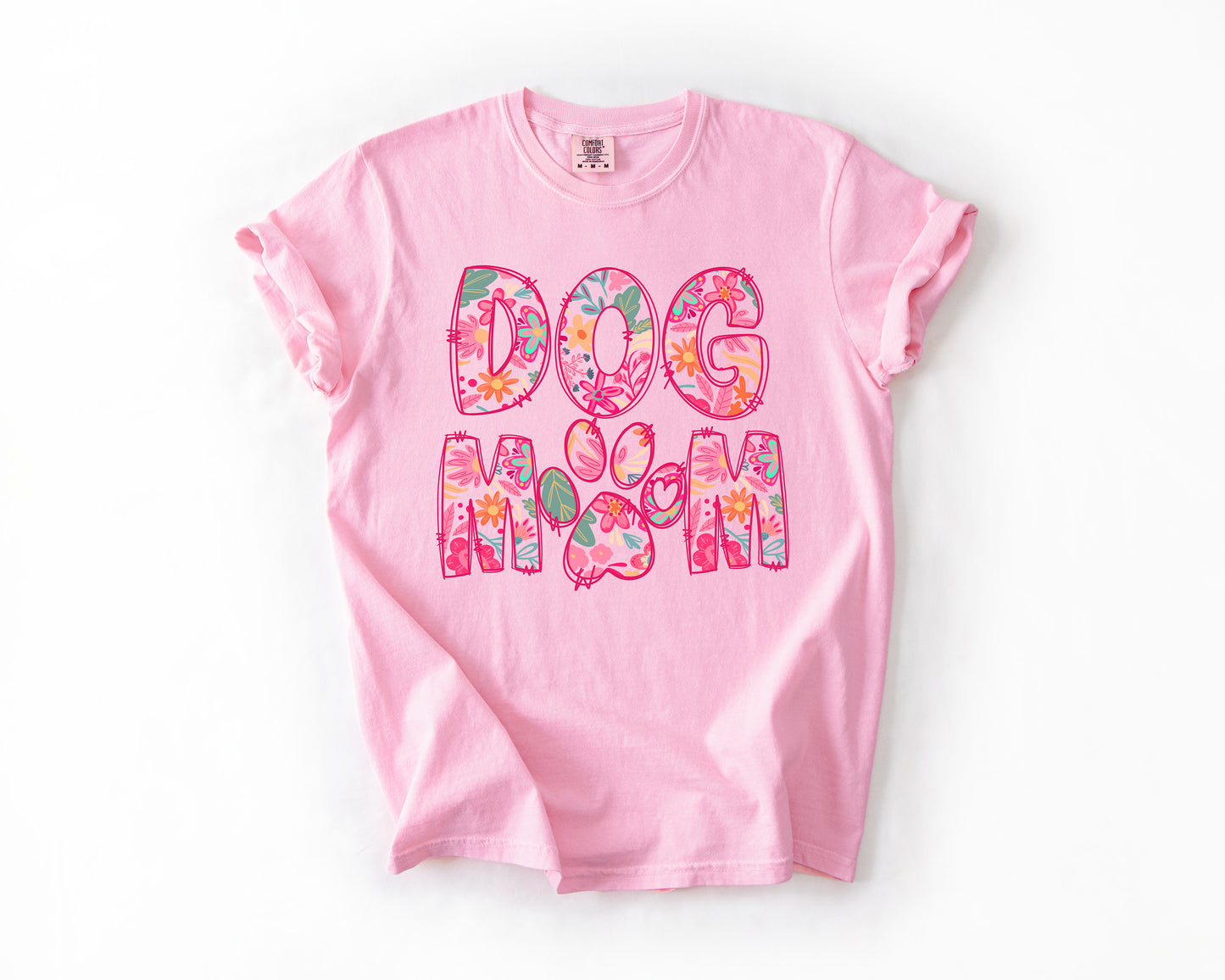 dog mom floral
