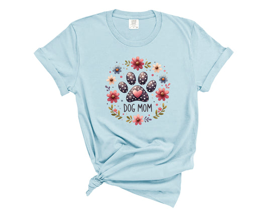 dog mom floral