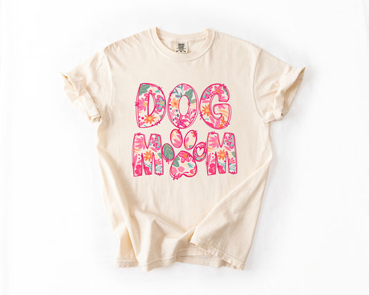dog mom floral