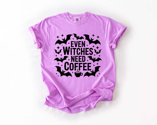 Even Witches Need Coffee Tee