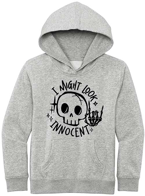 I Might Look Innocent Youth Hoodie