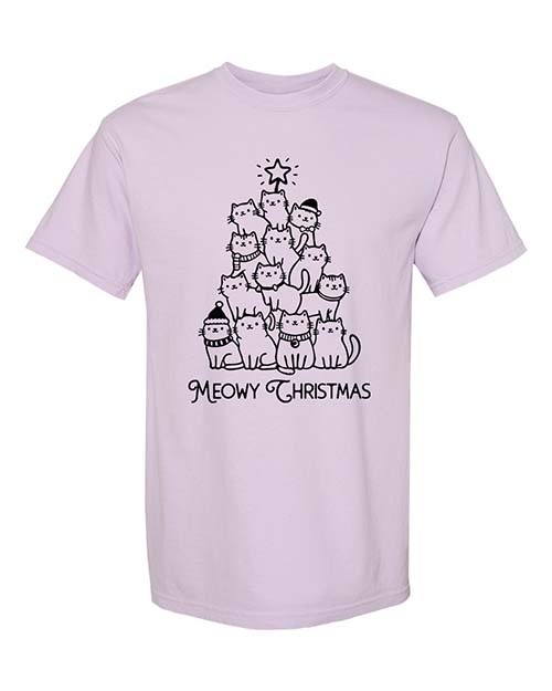 Meowy Christmas Tee