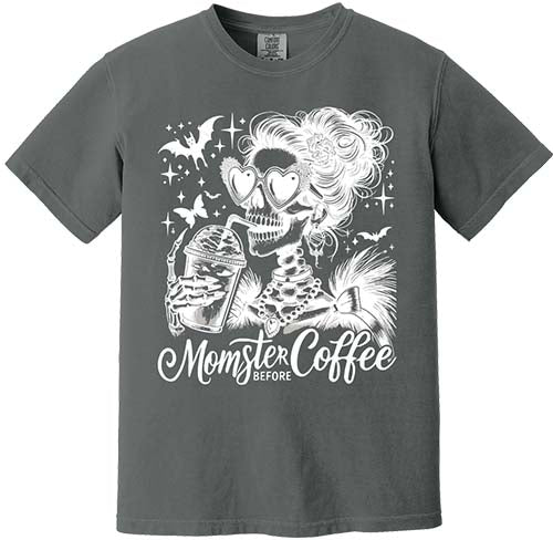 Momster Before Coffee Tee