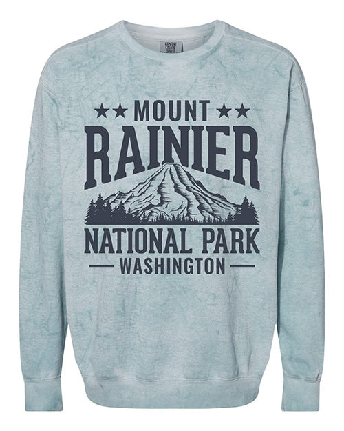 Mount Rainier ColorBlast Crewneck