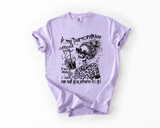 My Personalities Comfort Colors Tee