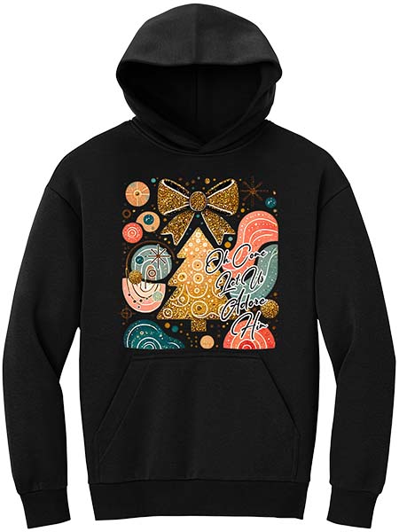 Oh Come Let Us Adore Him Tee & Hoodie