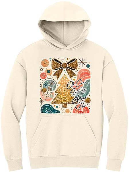 Oh Come Let Us Adore Him Tee & Hoodie