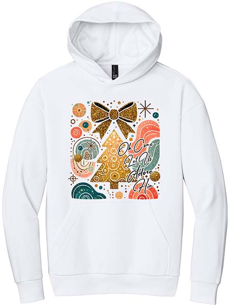 Oh Come Let Us Adore Him Tee & Hoodie