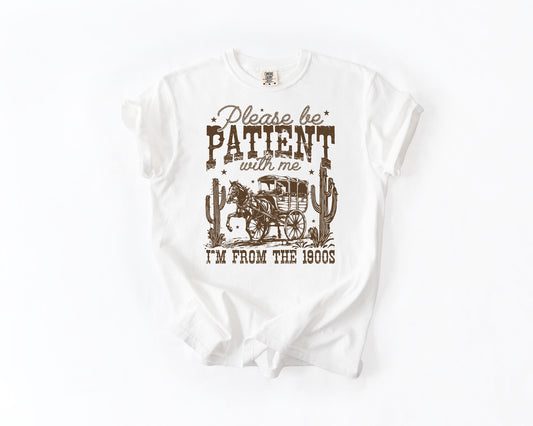 please be patient with me horse and buggy