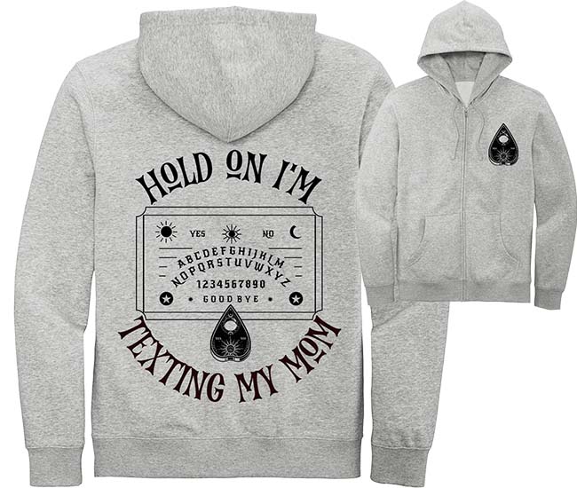 Texting My Mom Full Zip Hoodie