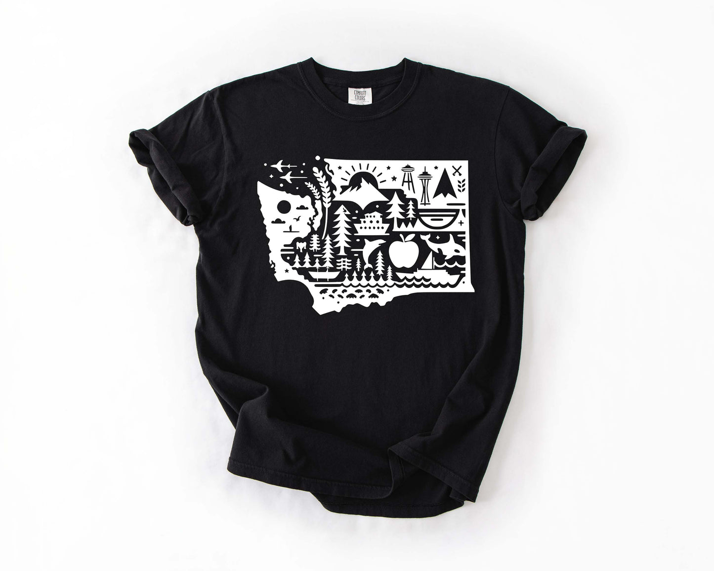 Washington State Icons Tee