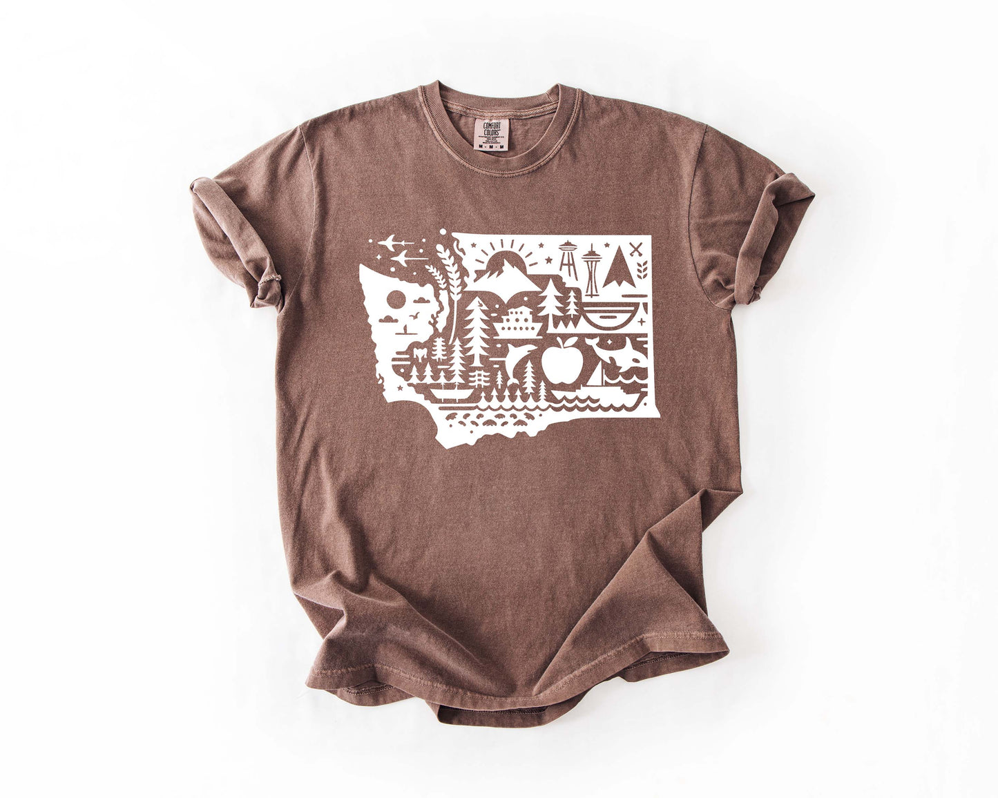 Washington State Icons Tee