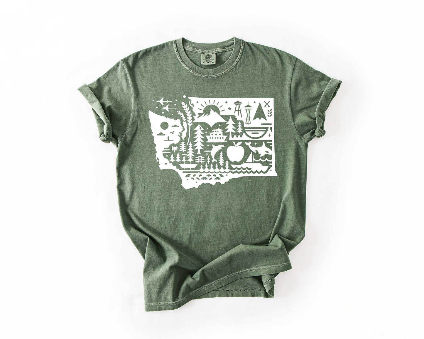 Washington State Icons Tee