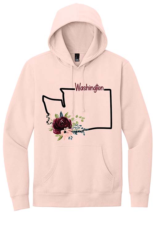Washington Floral Hoodie