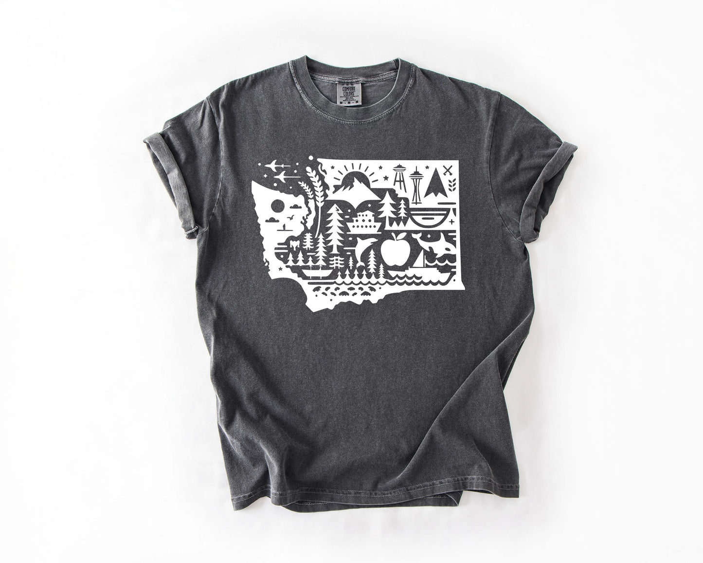 Washington State Icons Tee