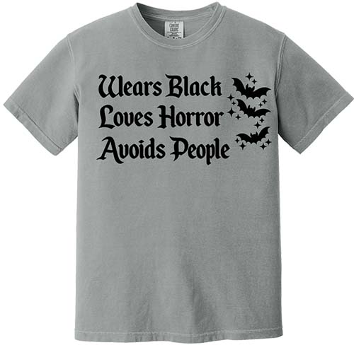 Wears Black Tee